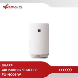 Sharp Small Tower Air Purifier 10 Meter FU-NC01-W