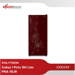 Kulkas 1 Pintu Belleza Polytron 180 liter PRA-18JR