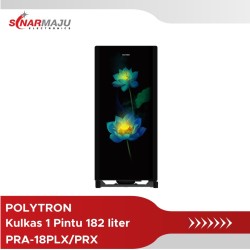 Kulkas 1 Pintu Polytron 182 liter PRA-18PLX/PRX