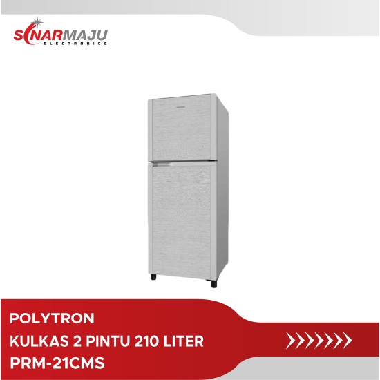 Kulkas 2 Pintu Belleza Polytron 170 liter PRM-21CMS