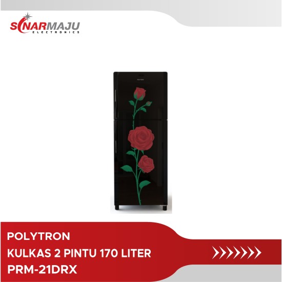 Kulkas 2 Pintu Polytron 170 liter PRM-21DRX