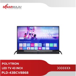 LED TV 43 Inch Polytron Smart TV PLD-43BCV8868