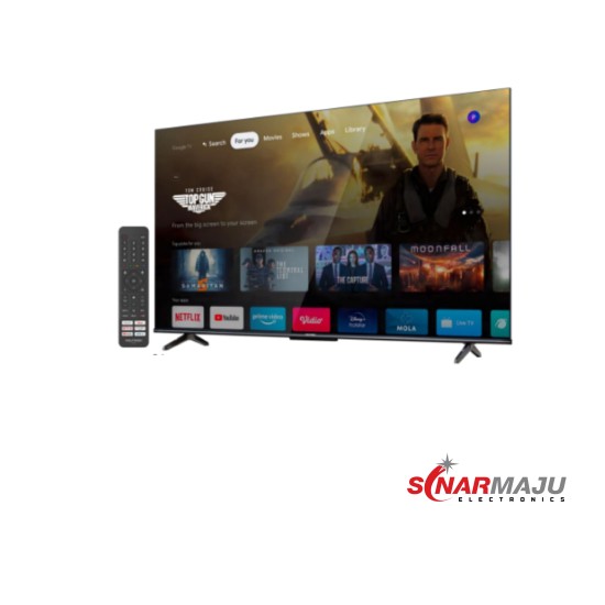 LED TV 65 Inch Smart Google TV Polytron UHD PLD-65UG5959