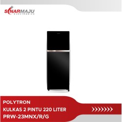 Kulkas 2 Pintu Polytron 220 Liter PRW-23MNX/R/G