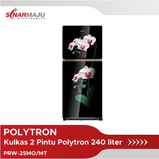 Kulkas 2 Pintu Polytron 240 liter PRW-25MO/MTR