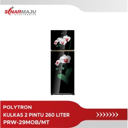 Kulkas 2 Pintu Polytron 260 liter PRW-29MO/MT