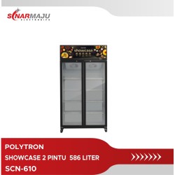 Showcase 2 Pintu Polytron 586 Liter SCN-610