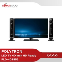 Polytron LED TV 40 Inch HD Ready Cinemax Sound Tower PLD-40T856