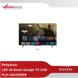 Smart Google TV 43 Inch Polytron UHD PLD-43UG5959