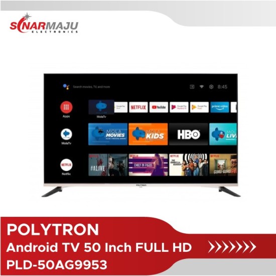 LED TV 50 Inch Polytron FULL HD Android TV PLD-50AG9953