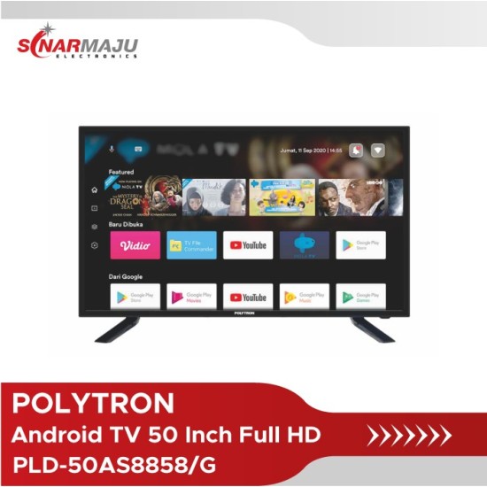 LED TV 50 Inch Polytron Full HD Android TV PLD-50AS8858/G