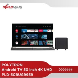 LED TV 50 Inch Polytron 4K UHD Android TV PLD-50BUG9959