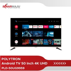 LED TV 50 Inch Polytron 4K UHD Android TV PLD-50UG9959
