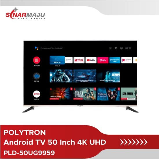 LED TV 50 Inch Polytron 4K UHD Android TV PLD-50UG9959 LED TV 50 Inch Polytron 4K UHD Android TV PLD-50UG9959