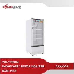 Showcase 1 Pintu Polytron 140 Liter Rust Free SCN-141X