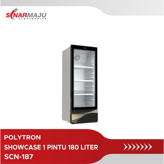 Showcase 1 Pintu Polytron 180 Liter SCN-187