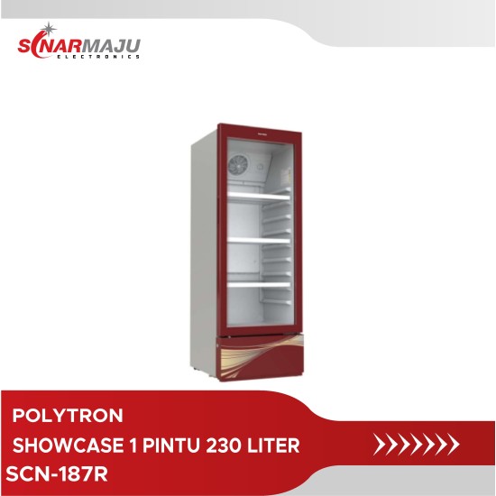 Showcase 1 Pintu Polytron 230 Liter SCN-187R