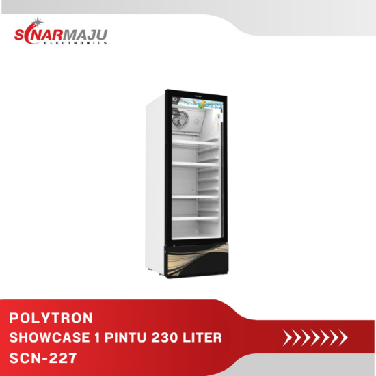 Showcase 1 Pintu Polytron 230 Liter SCN-227