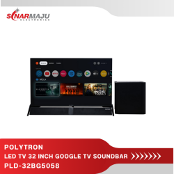 LED TV 32 Inch Polytron HD  GOOGLE TV SOUNDBAR PLD-32BG5058
