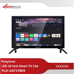 LED TV 24 Inch Smart TV Lite Polytron HD Ready PLD-24CV1869