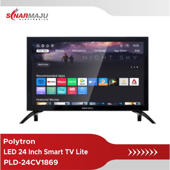 LED TV 24 Inch Smart TV Lite Polytron HD Ready PLD-24CV1869