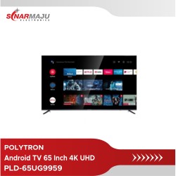 LED TV 65 Inch Polytron 4K UHD Android TV PLD-65UG9959