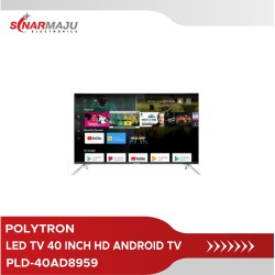 LED TV 40 Inch Polytron HD Ready Android TV PLD-40AD8959