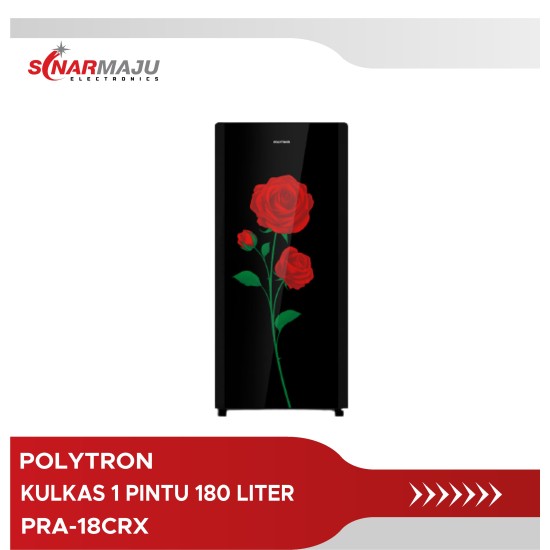 Kulkas 1 Pintu Polytron 180 liter PRA-18CRX