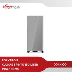 Kulkas 1 Pintu Polytron 150 liter PRA-15DMS