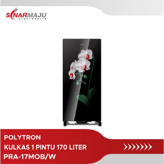 Kulkas 1 Pintu Polytron 170 liter PRA-17MOW/B