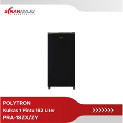 Kulkas 1 Pintu Polytron 182 liter PRA-18ZX/ZY