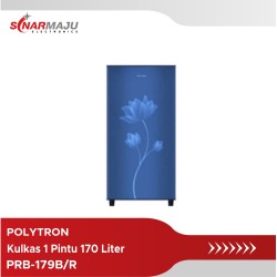 Kulkas 1 Pintu Polytron 170 liter PRB-179B/R