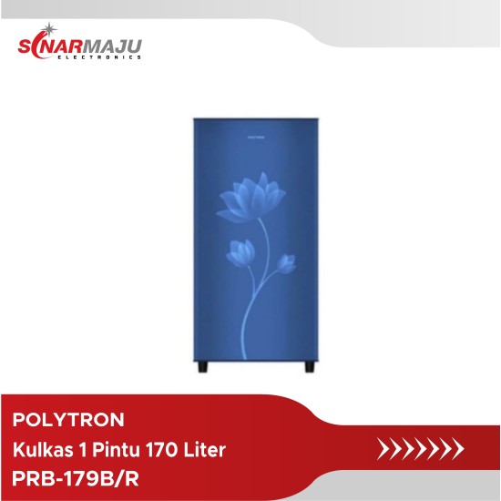 Kulkas 1 Pintu Polytron 170 liter PRB-179B/R