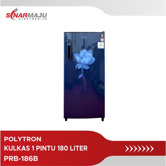 Kulkas 1 Pintu Polytron 180 liter PRB-186B