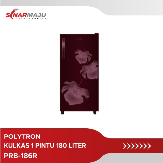 Kulkas 1 Pintu Polytron 180 liter PRB-186R