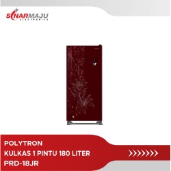 Kulkas 1 Pintu Polytron 180 liter PRD-18JR