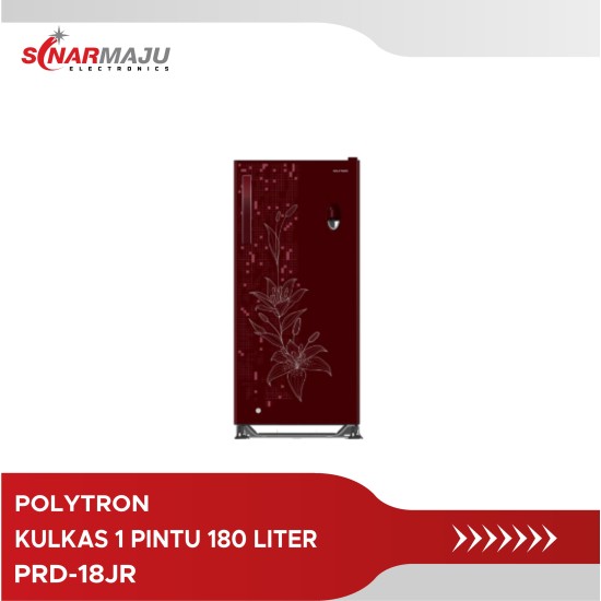 Kulkas 1 Pintu Polytron 180 liter PRD-18JR