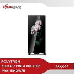 Kulkas 1 Pintu Polytron 180 liter PRA-18MOW/B