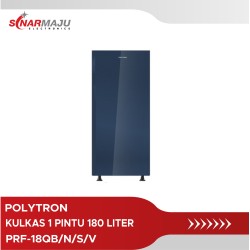 Kulkas 1 Pintu Polytron Refrigerator 180 liter PRF-18QB/N/S/V