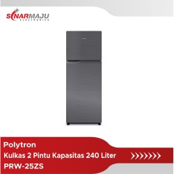 Kulkas 2 Pintu Polytron 240 liter PRW-25ZS/ZY