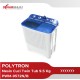 Mesin Cuci 2 Tabung Polytron 9.5 Kg Twin Tub PWM-9572N/B