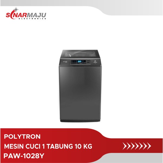 Mesin Cuci 1 Tabung Polytron Top Loading 10 Kg PAW-1028Y