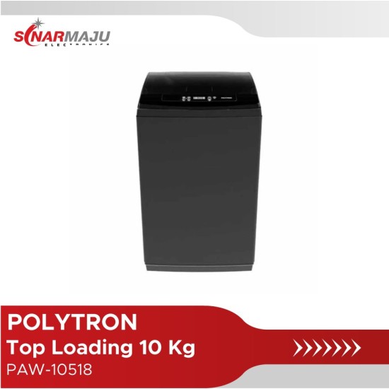 Mesin Cuci 1 Tabung Polytron Top Loading 10 Kg PAW-10518