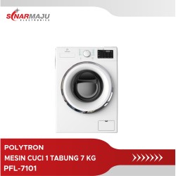 Mesin Cuci 1 Tabung Polytron 7 Kg Front Loading PFL-7101