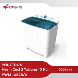 Mesin Cuci 2 Tabung Polytron 10 Kg Twin Tub PWM-1082