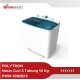 Mesin Cuci 2 Tabung Polytron 10 Kg Twin Tub PWM-1082