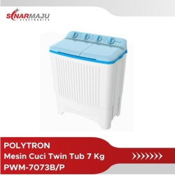 Mesin Cuci 2 Tabung Polytron 7 Kg Twin Tub PWM-7073P/B