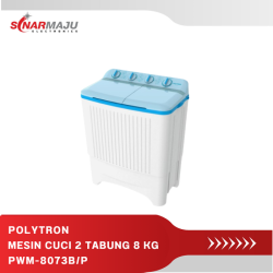 Mesin Cuci 2 Tabung Polytron 8 Kg Twin Tub PWM-8073B/P
