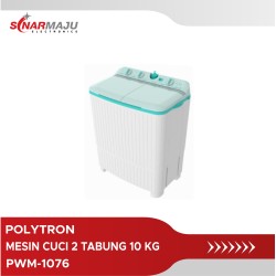 Mesin Cuci 2 Tabung Polytron 10 Kg Twin Tub PWM-1076