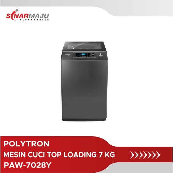 Mesin Cuci 1 Tabung Polytron Top Loading 7 Kg PAW-7028Y